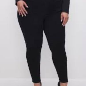 Good American Black Skinny Jeans Good Legs Size 24